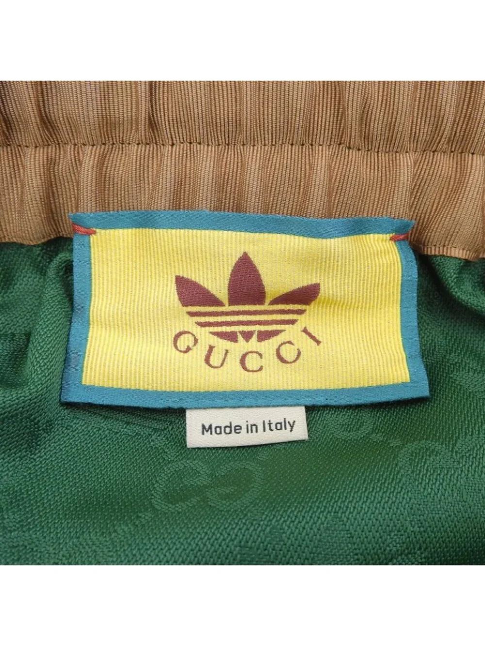 Gucci Adidas GG Logo Sherry Line Three Stripes Track Pants Green